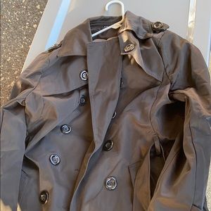 Woman’s Black Trench Coat